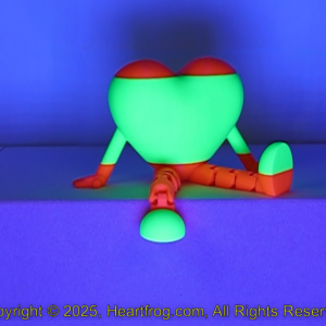 Fluorescent Green Orange Size: 115mm