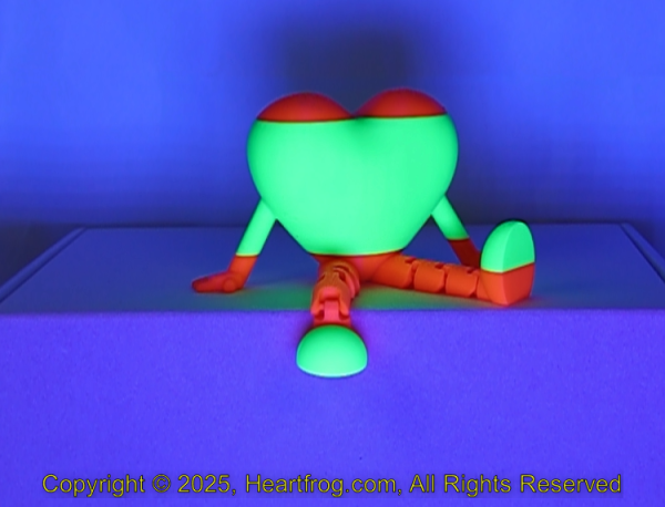 Fluorescent Green Orange Size: 115mm