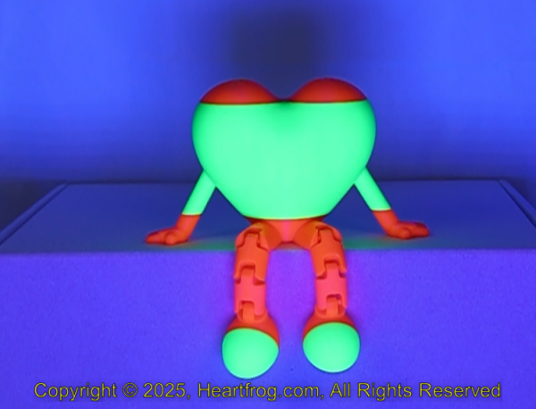 Fluorescent Green Orange Size: 115mm - Image 3