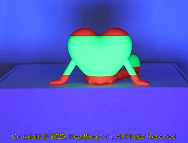 Fluorescent Green Orange Stiped Size: 115mm - Image 5