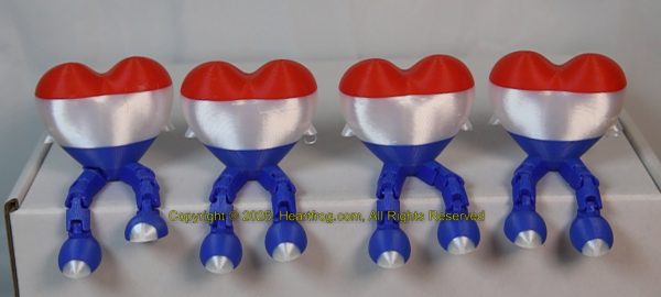 Patriot Family Set (4), Handicapped "DAV Set"/50% Donation Size: 73mm