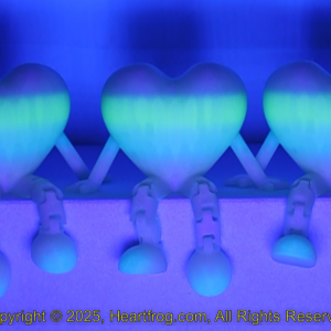 Set of 3 Glow In The Dark Size: 115mm
