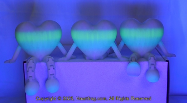 Set of 3 Glow In The Dark Size: 115mm - Image 4