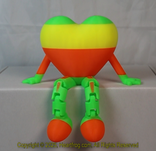 Multi Color Fluorescent Striped Size: 150mm - Image 3