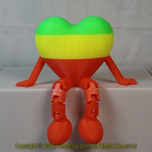 Fluorescent Orange Rasta (not red), DOB: 12/28/2024 Size: 150mm