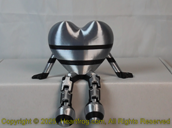 Silver Black Striped Size: 115mm