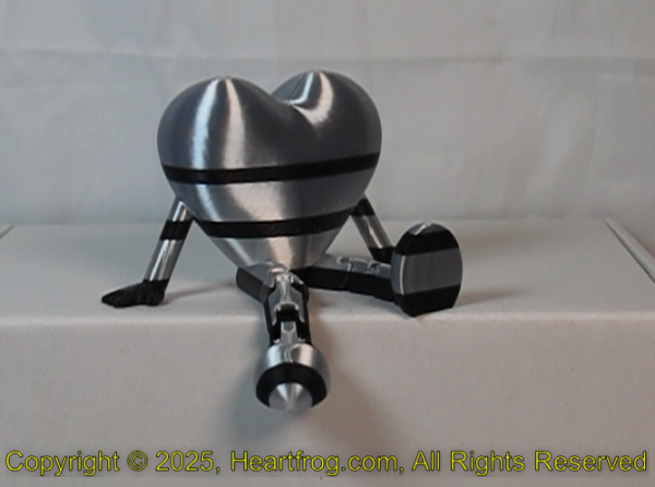 Silver Black Striped Size: 115mm - Image 2