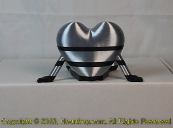 Silver Black Striped Size: 115mm - Image 3