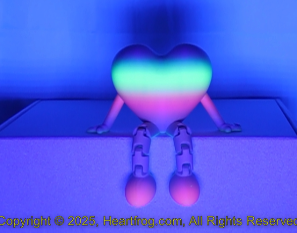 Fluorescent Multicolor Rainbow Size: 115mm