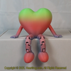 Red Green Apple Rainbow Size: 150mm