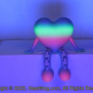 Fluorescent Multicolor Rainbow Size: 115mm