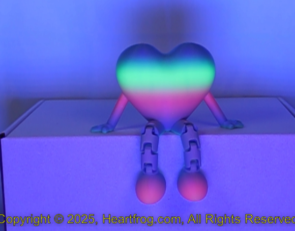 Fluorescent Multicolor Rainbow Size: 115mm