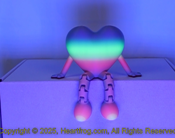 Fluorescent Multicolor Rainbow Size: 115mm