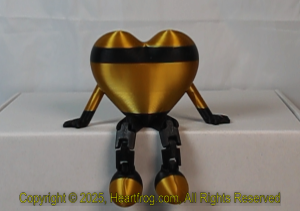 Gold Black Striped Size: 115mm