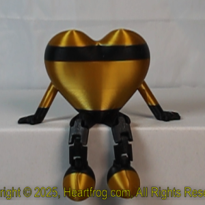 Gold Black Striped Size: 115mm