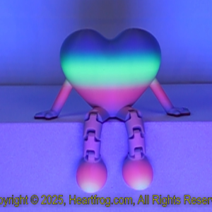 Fluorescent Green Red Apple Rainbow Size: 115mm