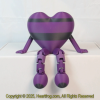 Carbon Fiber Purple Black Striped, DOB: 12/30/2024 Size: 150mm