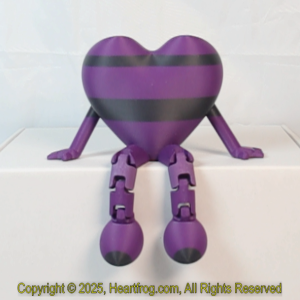 Carbon Fiber Purple Black Striped, DOB: 12/30/2024 Size: 150mm