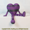 Carbon Fiber Purple Black Striped, DOB: 12/30/2024 Size: 150mm - Image 2