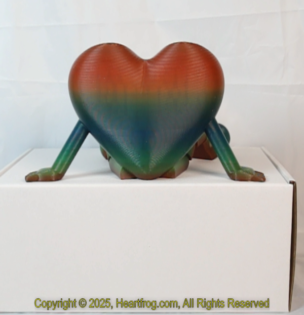 Dark Green Red Apple Rainbow Size: 178mm - Image 3