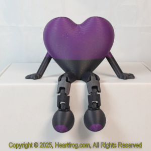 Carbon Fiber Purple Black-Granite Striped, DOB: 12/31/2024 Size: 150mm