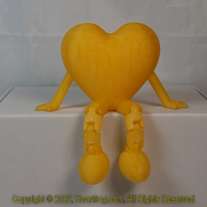 Bright Orangy Yellow Size: 150mm