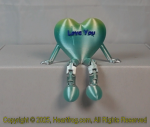 LOVE YOU Green Rainbow Size: 100mm