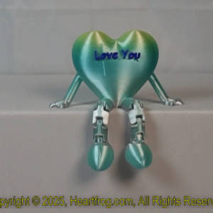 LOVE YOU Green Rainbow Size: 100mm