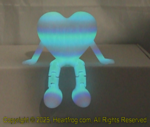 Glow In The Dark Rainbow Size: 115mm