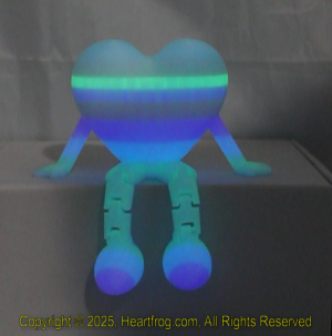 Glow In The Dark Striped Size: 150mm