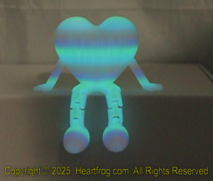Glow In The Dark Rainbow Size: 115mm