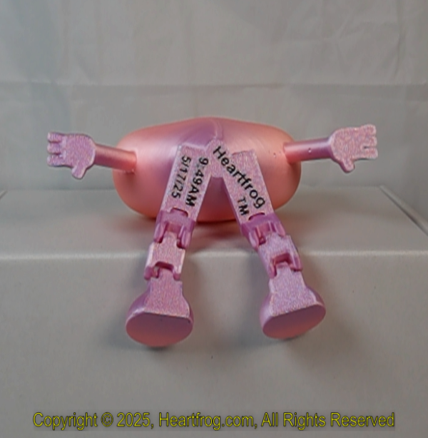 Romatic Orangy Pink Rainbow, DOB: 05/17/2025 Size: 150mm - Image 3