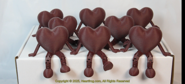 Chocolate Brown Family Set (8, grainy), DOB: 01/28/2025 Size: 73mm