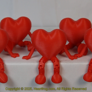 Bright Red Family Set (5), DOB: 01/29/2025 Size: 73mm