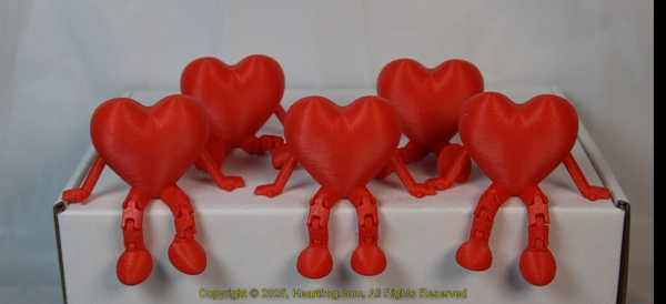 Bright Red Family Set (5), DOB: 01/29/2025 Size: 73mm
