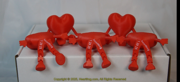 Bright Red Family Set (5), DOB: 01/29/2025 Size: 73mm - Image 2