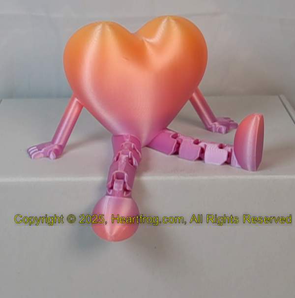 Romantic Orange Pink Rainbow, DOB: 05/17/2025 Size: 150mm - Image 2