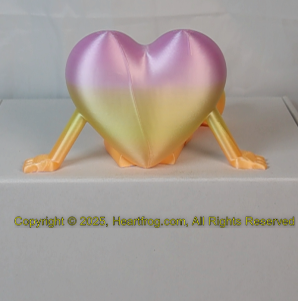 Romantic Yellow Orange Pink Rainbow, DOB: 05/17/2025 Size: 150mm - Image 4