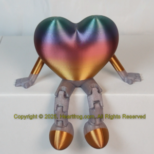 Blue Pink Orange Rainbow with Purple Legs, DOB: 05/20/25 Size: 150mm