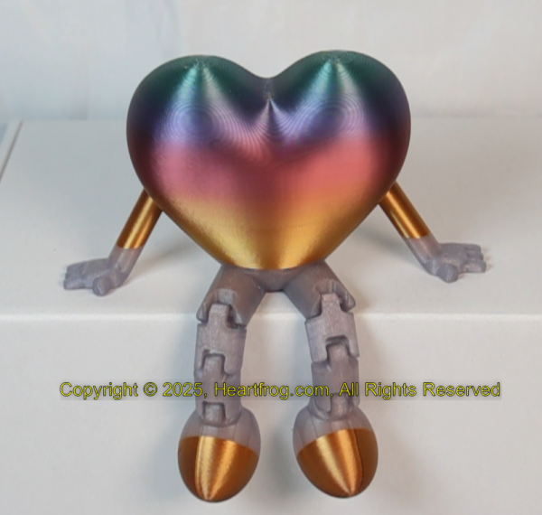 Blue Pink Orange Rainbow with Purple Legs, DOB: 05/20/25 Size: 150mm