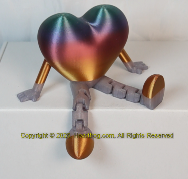 Blue Pink Orange Rainbow with Purple Legs, DOB: 05/20/25 Size: 150mm - Image 2