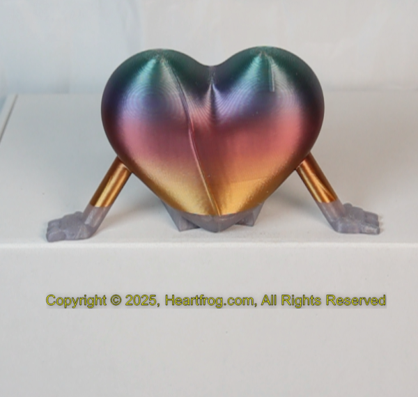 Blue Pink Orange Rainbow with Purple Legs, DOB: 05/20/25 Size: 150mm - Image 3