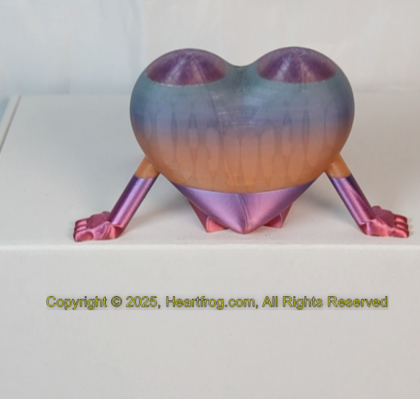 Fluorescent Blue Orange Rainbow with Purple Legs, DOB: 05/21/25 Size: 150mm - Image 5