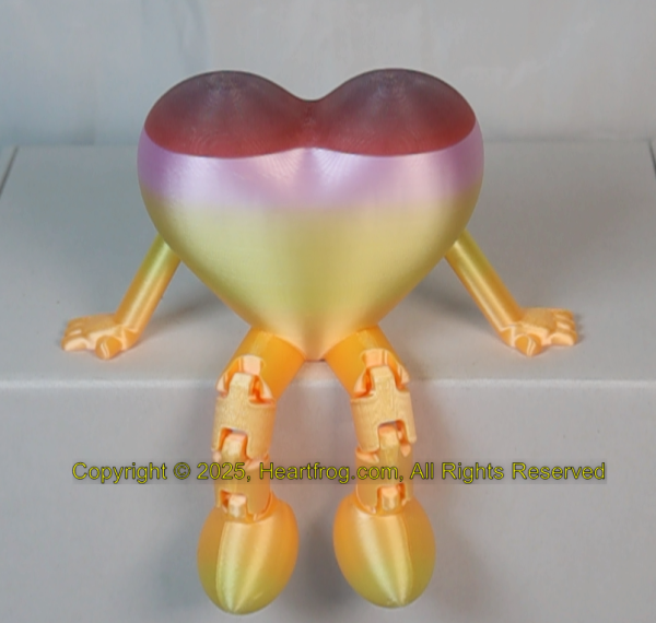 Orange Yellow Pink Rainbow with Purple Top, DOB: 05/20/25 Size: 150mm