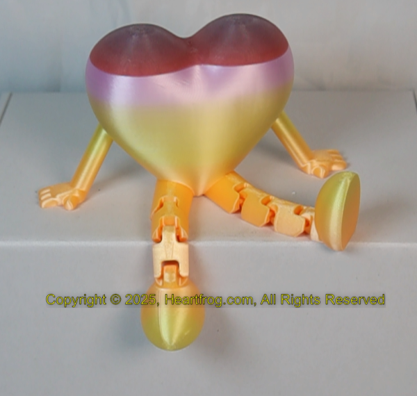 Orange Yellow Pink Rainbow with Purple Top, DOB: 05/20/25 Size: 150mm - Image 2