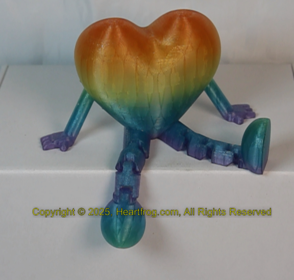Multicolor Rainbow, Fluorescent, DOB: 05/20/25 Size: 150mm - Image 2