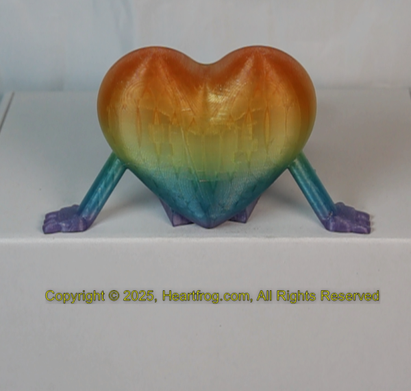 Multicolor Rainbow, Fluorescent, DOB: 05/20/25 Size: 150mm - Image 3