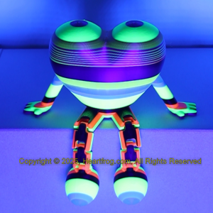 SUPER RARE! Multicolor Stripe Fluorescent Rainbow, Size: 150mm