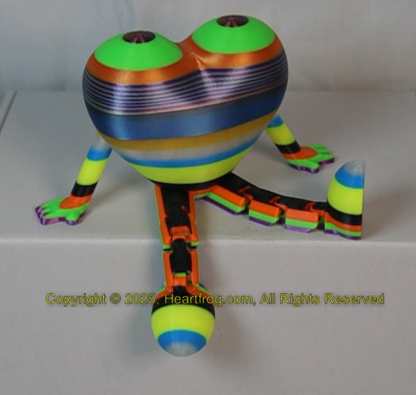 SUPER RARE! Multicolor Stripe Fluorescent Rainbow, Size: 150mm - Image 4
