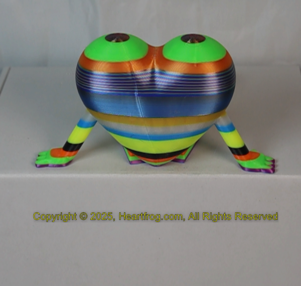 SUPER RARE! Multicolor Stripe Fluorescent Rainbow, Size: 150mm - Image 5